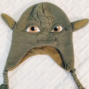 Star Wars Yoda Character Beanie Kids Size Small